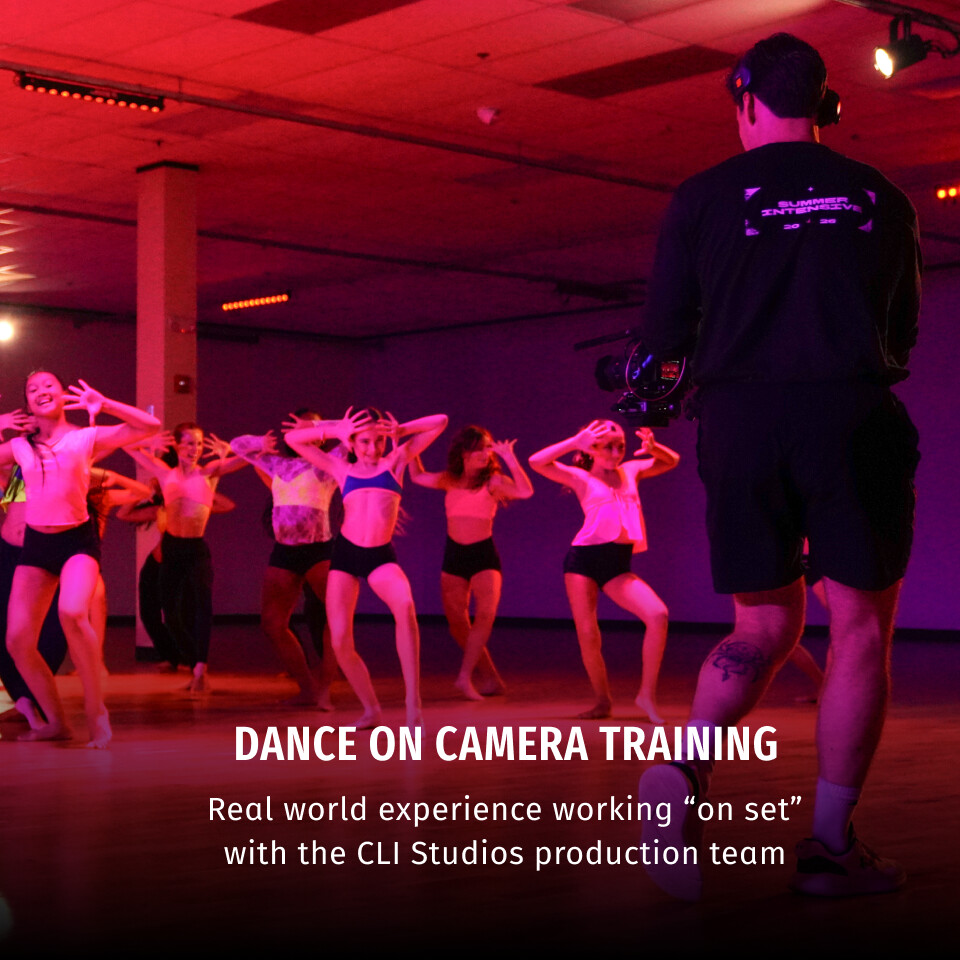 Dance on camera training